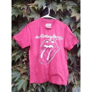 The Rolling Stones Tongue Logo Red Short Sleeve T-Shirt Size S Old Navy